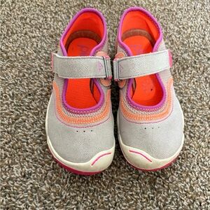 PLAE Gray and Pink Kids' Sneakers